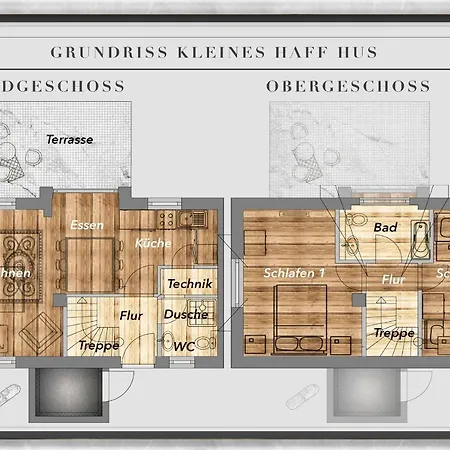 Kleines Haff Hus Fischerdorf Sud *
